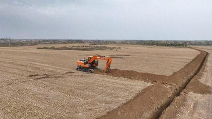 定邊縣高標準農(nóng)田建設(shè) 夯實'耕'基，增添'地'氣